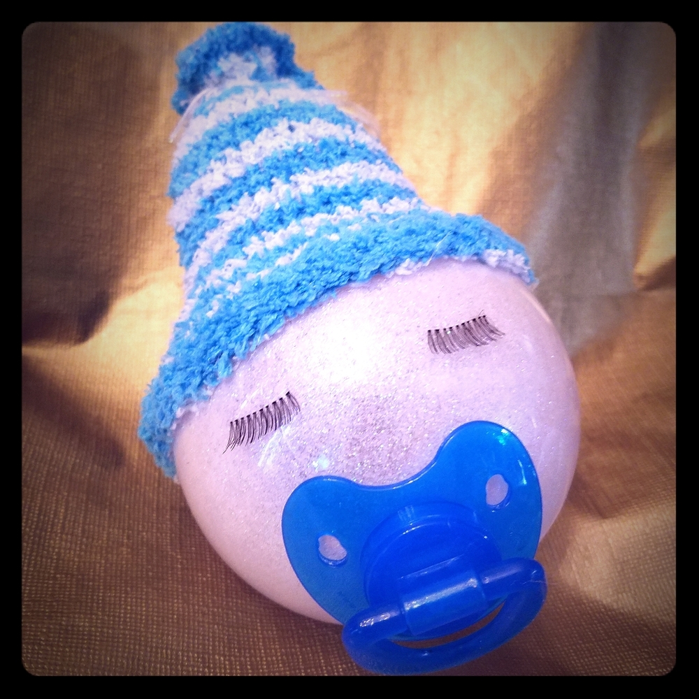sleeping baby ornaments